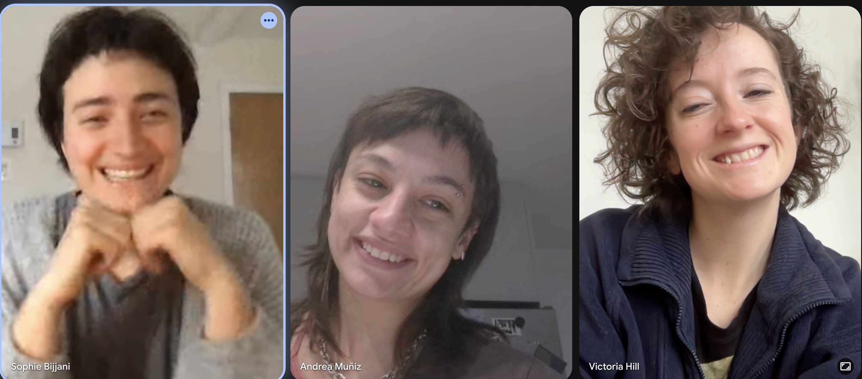 Sophie Bijjani, Andrea Muñiz & Victoria Hill